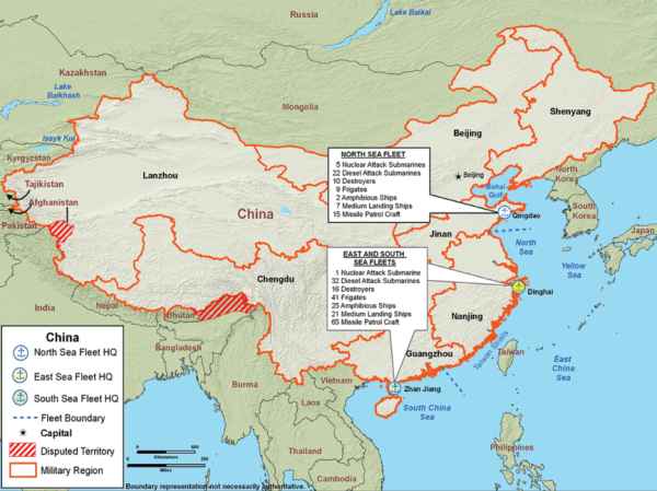 Peta Pangkalan Militer China